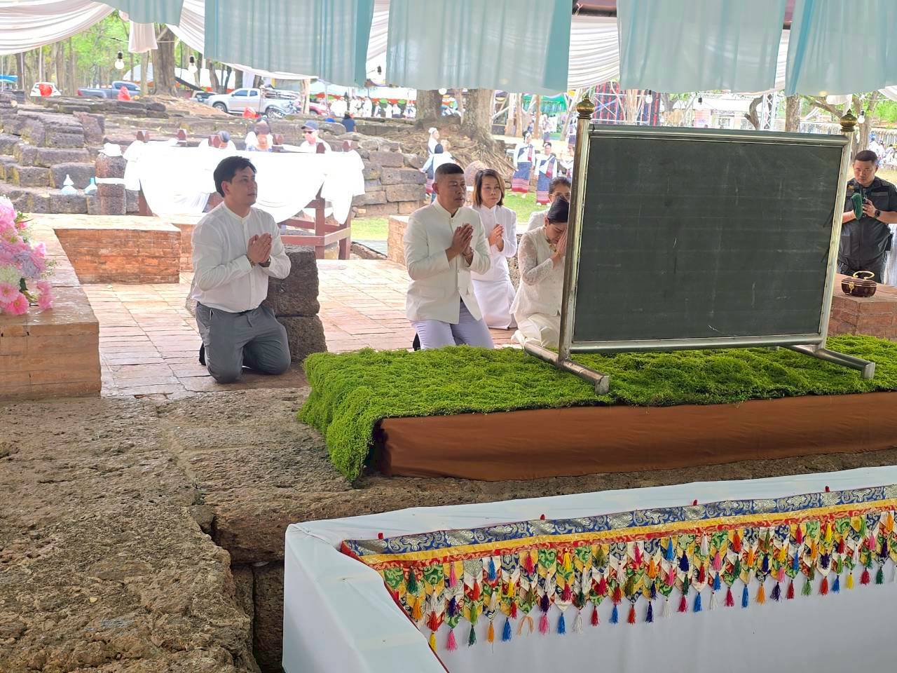 title - วันที่ 24 กุมภาพันธ์ 2569 นายวิทูล ประดิษฐบุญ พร้อมด้วย เจ้าหน้าที่ ส.ป.ก.ปราจีนบุรี เข้าร่วมพิธีบวงสรวงงานเทศกาลมาฆปูรมีศรีปราจีน ครั้งที่ 40